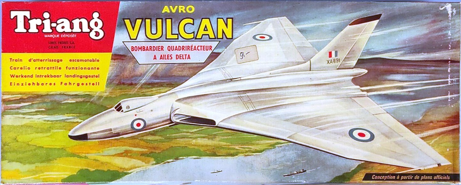 FROG F354 ima AVRO Vulcan 4 engined jet V-bomber, IMA, 1965, инструкция